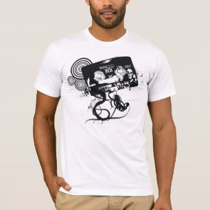 Grunge Skull Audio Tape T-Shirt