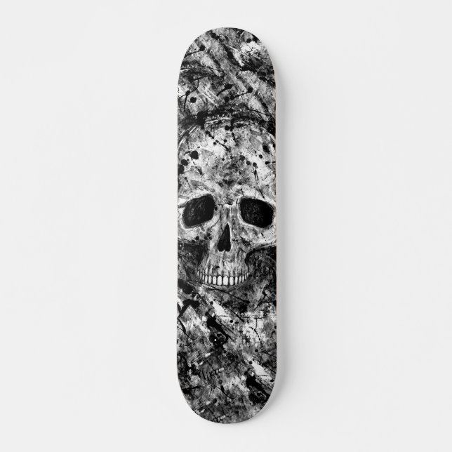 Grunge Skull Skateboard (Front)