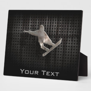 Grunge Snowboarding Plaque