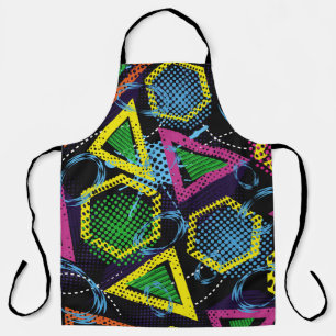 Grunge sport pattern, children's design. apron