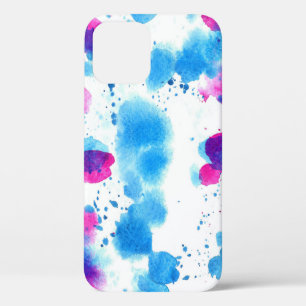 Grunge Stains Watercolor Texture iPhone 12 Case