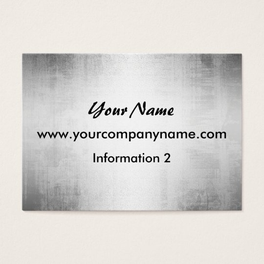 Grunge Steel Metal Business Cards