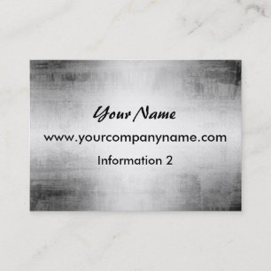 Grunge Steel Metal Look Business Cards
