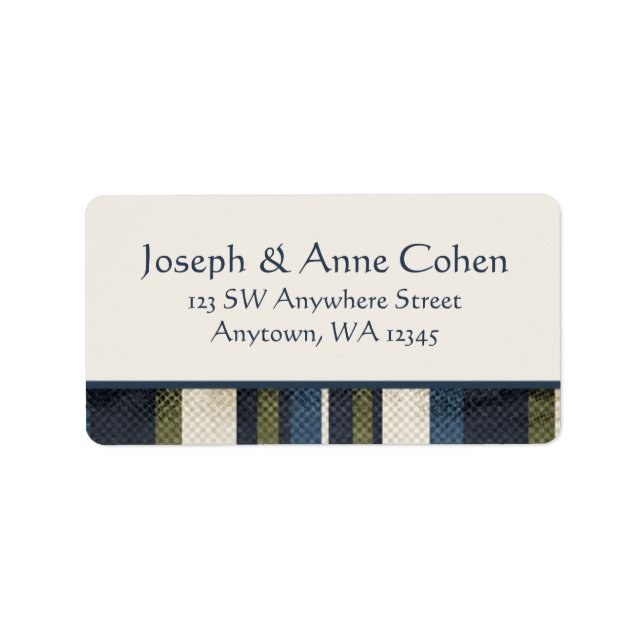 Grunge Stripes Label (Front)