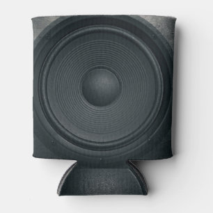 Grunge style, audio speaker background can cooler