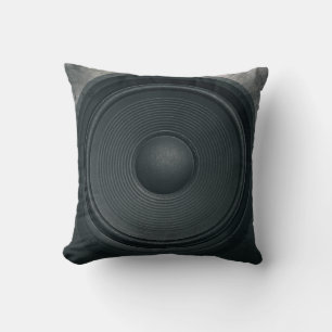 Grunge style, audio speaker background cushion