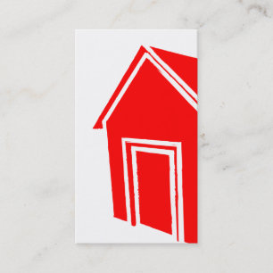 grunge style house : construction business card
