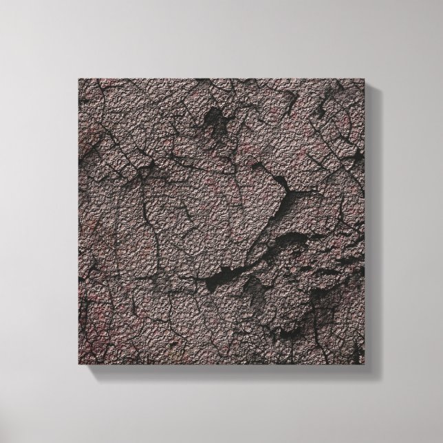 Grunge Style Modern Art Textured Abstract Canvas Print (Front)