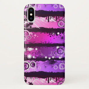 Grunge Style Music Banner 3 iPhone X Case