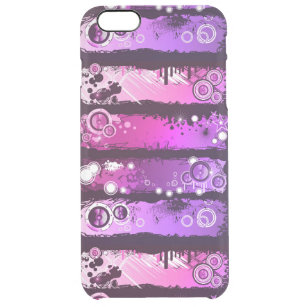 Grunge Style Music Banner 3 Clear iPhone 6 Plus Case