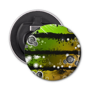 Grunge Style Music Banner Bottle Opener