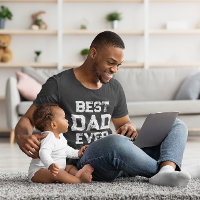 Grunge Style Typography Best Dad Every