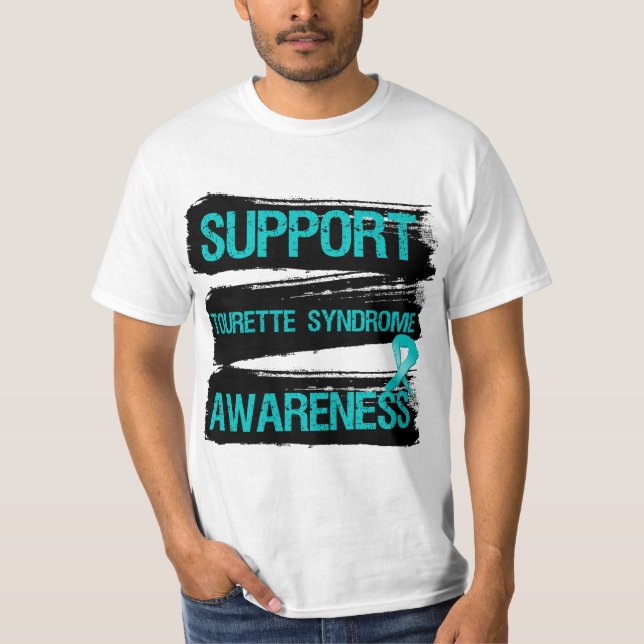 Grunge - Support Tourette Syndrome Awareness T-Shirt (Front)