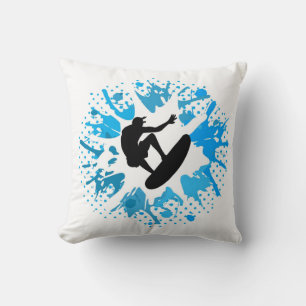 Grunge surfer cushion