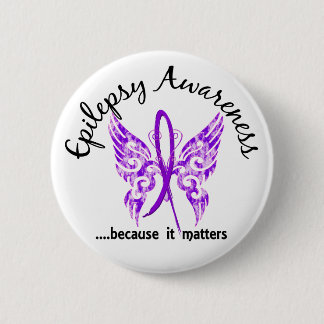 Grunge Tattoo Butterfly 6.1 Epilepsy 6 Cm Round Badge