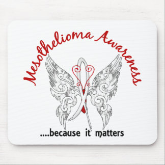Grunge Tattoo Butterfly 6.1 Mesothelioma Mouse Pad