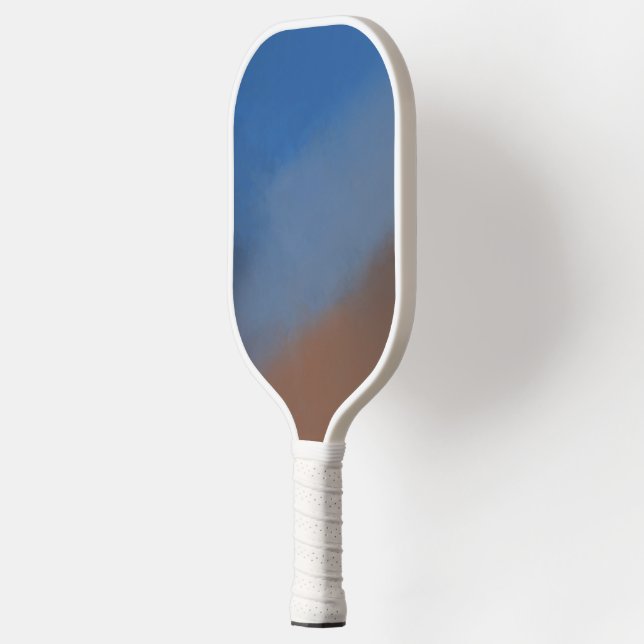 Grunge Texture Background Ornamental Graphic Stain Pickleball Paddle (Left)