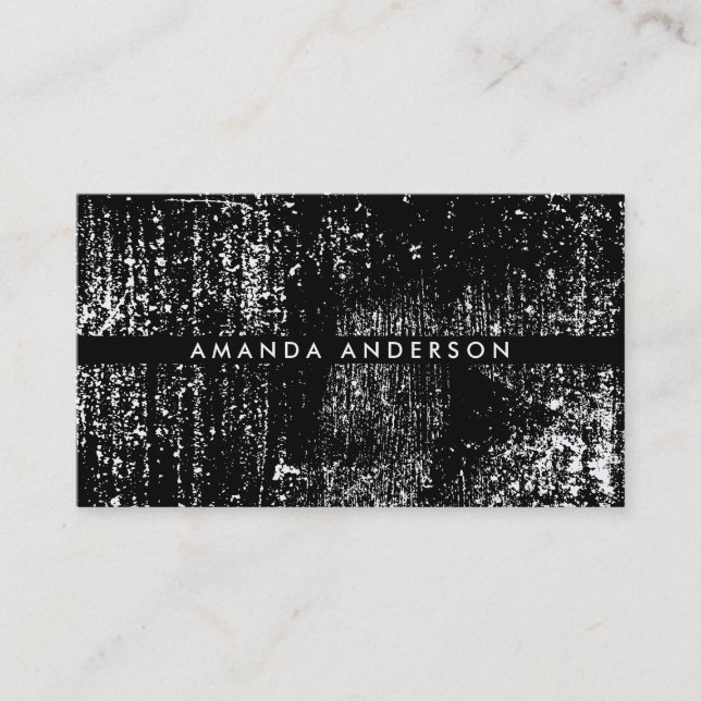Grunge Texture Business Card (Front)