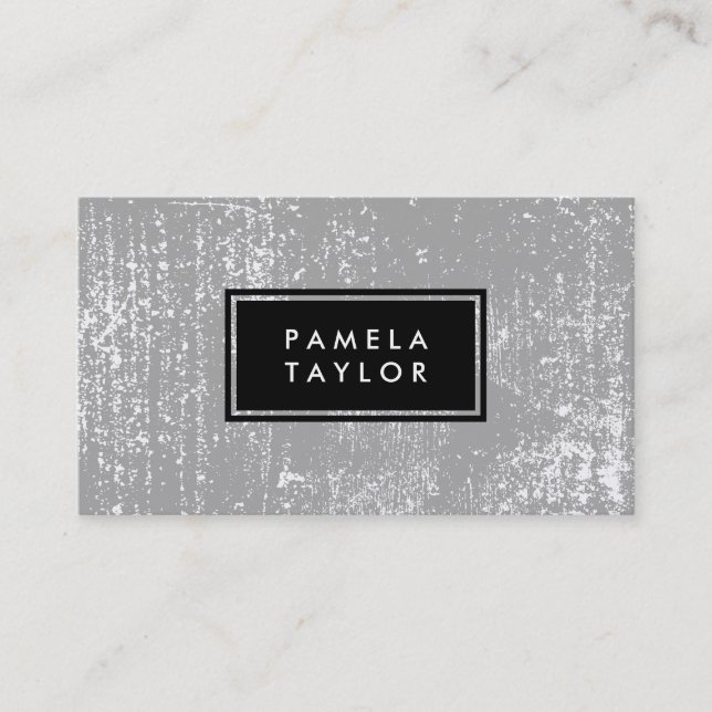 Grunge Texture Business Card (Front)