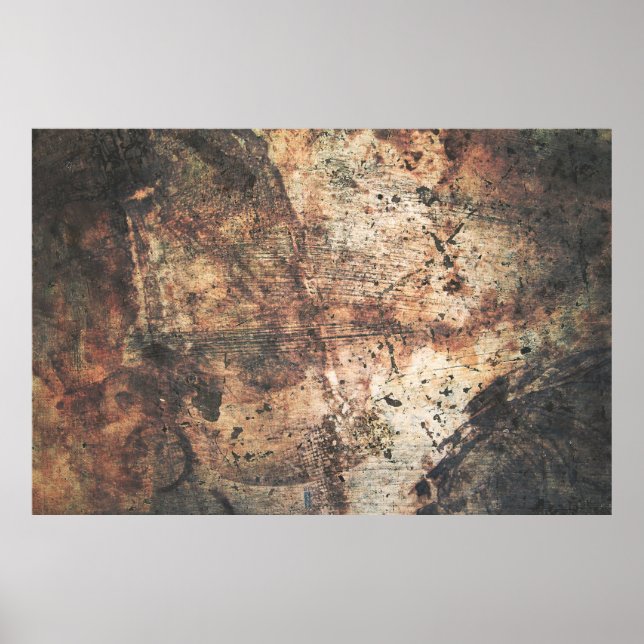 Grunge texture grunge texture wall poster (Front)