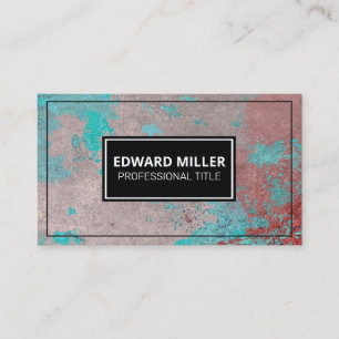 Grunge Texture Paint Business Card