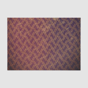 Grunge Textured Pattern Geometry Decorative Purple Tissue Paper