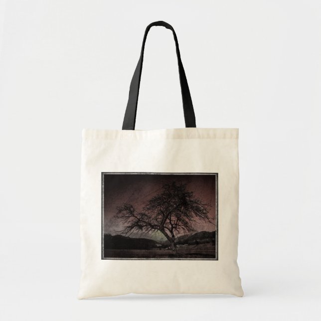 Grunge Tree Totebag Tote Bag (Front)