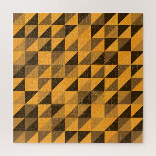 Grunge Triangle: Abstract Pattern Design Jigsaw Puzzle (Vertical)