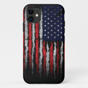 Grunge U.S.A flag Case-Mate iPhone Case
