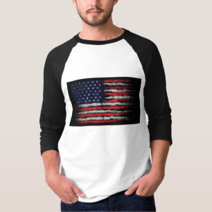 Grunge U.S.A flag T-Shirt