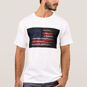 Grunge U.S.A flag T-Shirt