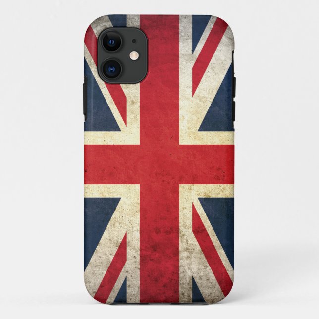 Grunge Union Jack Case-Mate iPhone Case (Back)