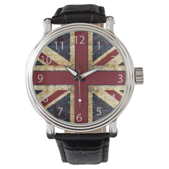 Grunge Union Jack Watch (Front)