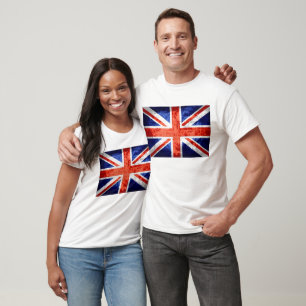 Grunge United Kingdom Flag 4 T-Shirt