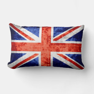 Grunge United Kingdom Flag 6 Lumbar Cushion