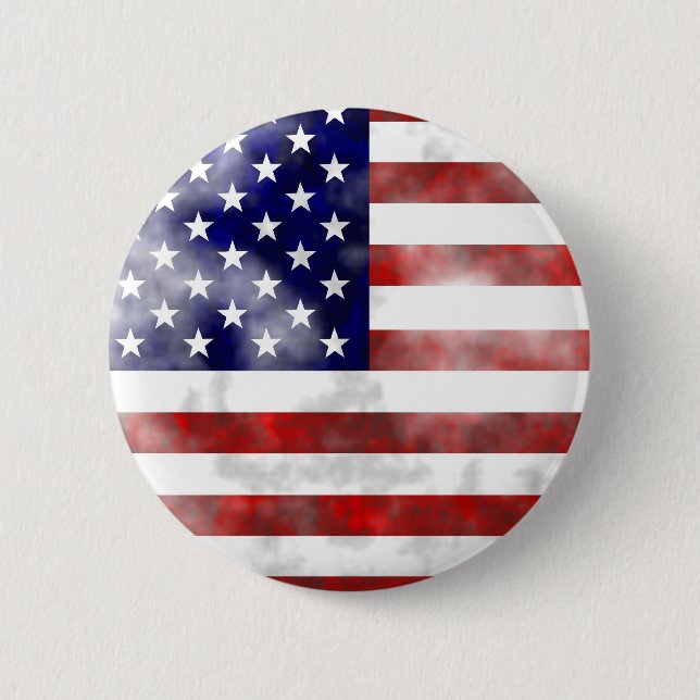 Grunge Usa 6 Cm Round Badge (Front)