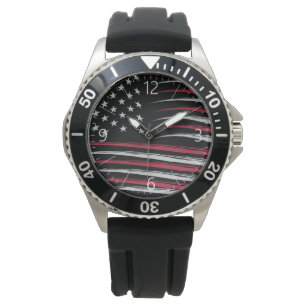 Grunge USA flag Watch