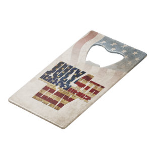 Grunge USA July 4th Independence Graphic