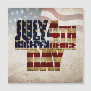 Grunge USA July 4th Independence Graphic