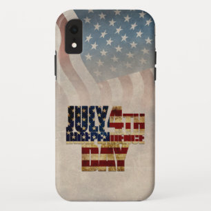 Grunge USA July 4th Independence Graphic Case-Mate iPhone Case