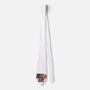 Grunge USA July 4th Independence Graphic Tie