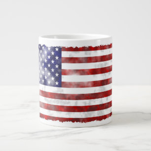 Grunge USA Large Coffee Mug