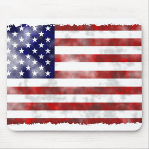 Grunge Usa Mouse Pad