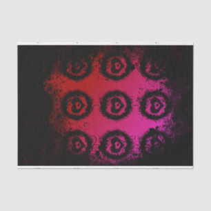 Grunge Valentine Heart Tissue Paper