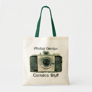 Grunge Vintage Camera Tote Bag