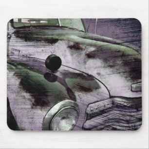 Grunge Vintage Chevy Pickup Mousepad