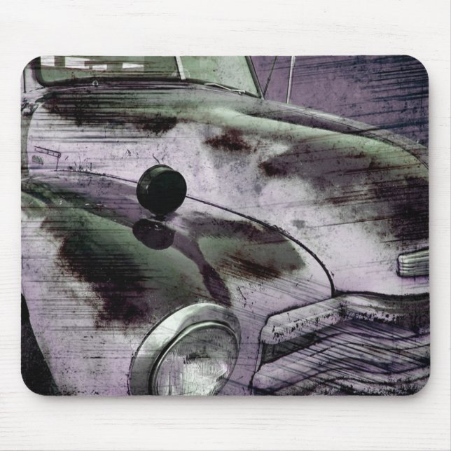 Grunge Vintage Chevy Pickup Mousepad (Front)