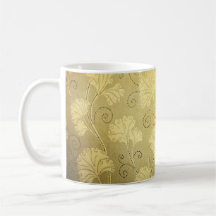 Grunge vintage flower pattern. coffee mug