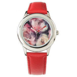 Grunge vintage retro roses photo flowers floral ar watch