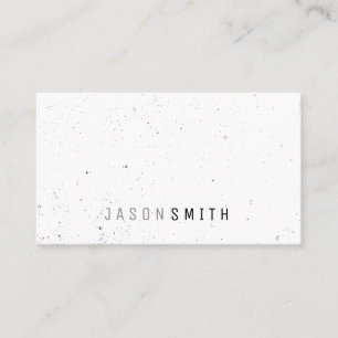 Grunge Vintage Speckled Business Card